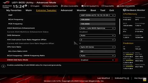 dram odd ratio mode